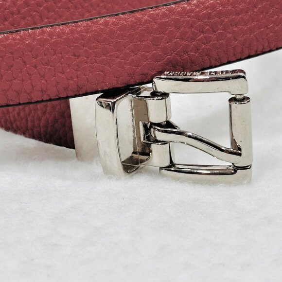 Steve Madden Faux Leather Reversible Belt w/Twist Buckle - Size M - Picture 10 of 11